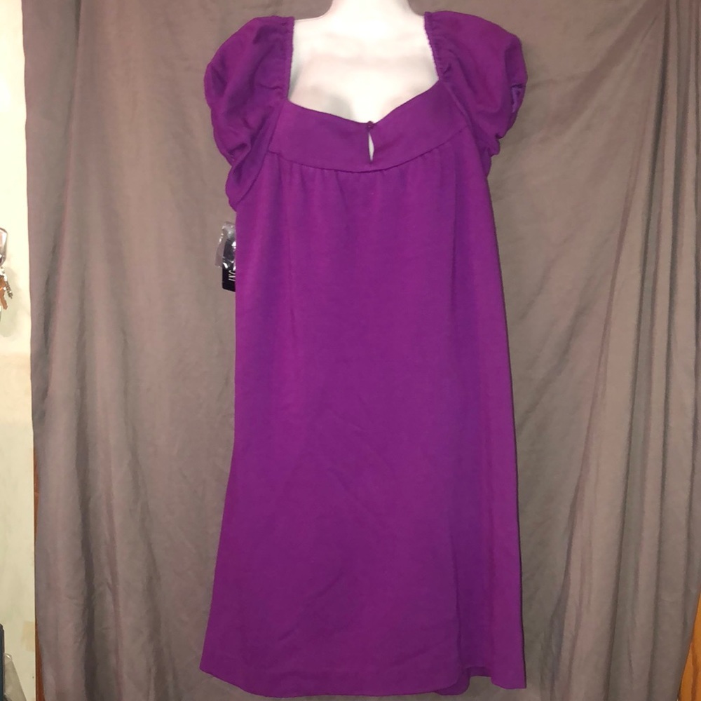 INC dress with puffy sleeves